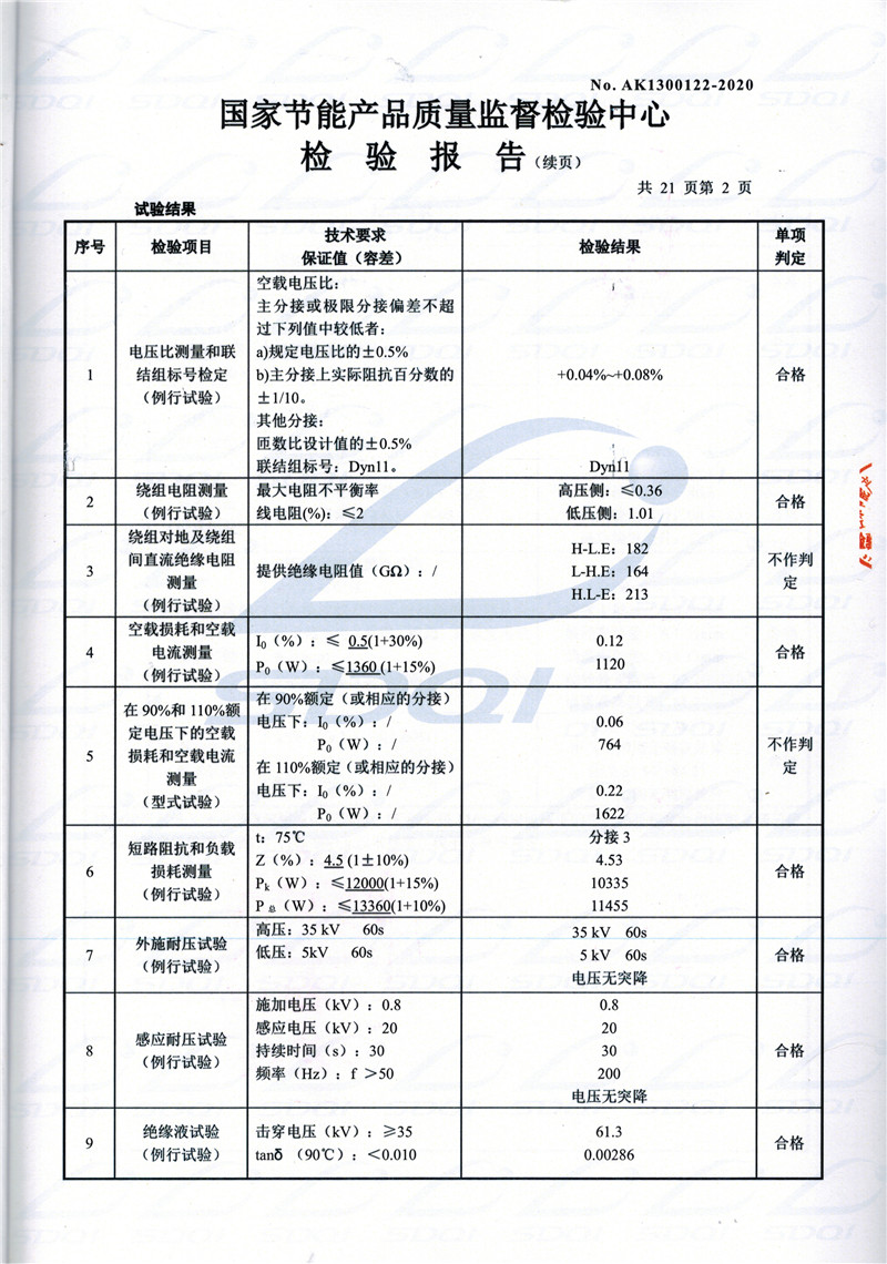 高低压试验报告-S11-1250陕州陕州陕州油浸式变压器-2.jpg